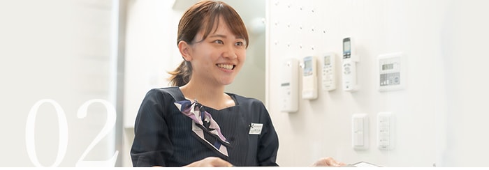 「トリートメントコーディネータ」がサポート 納得していただいてからの治療